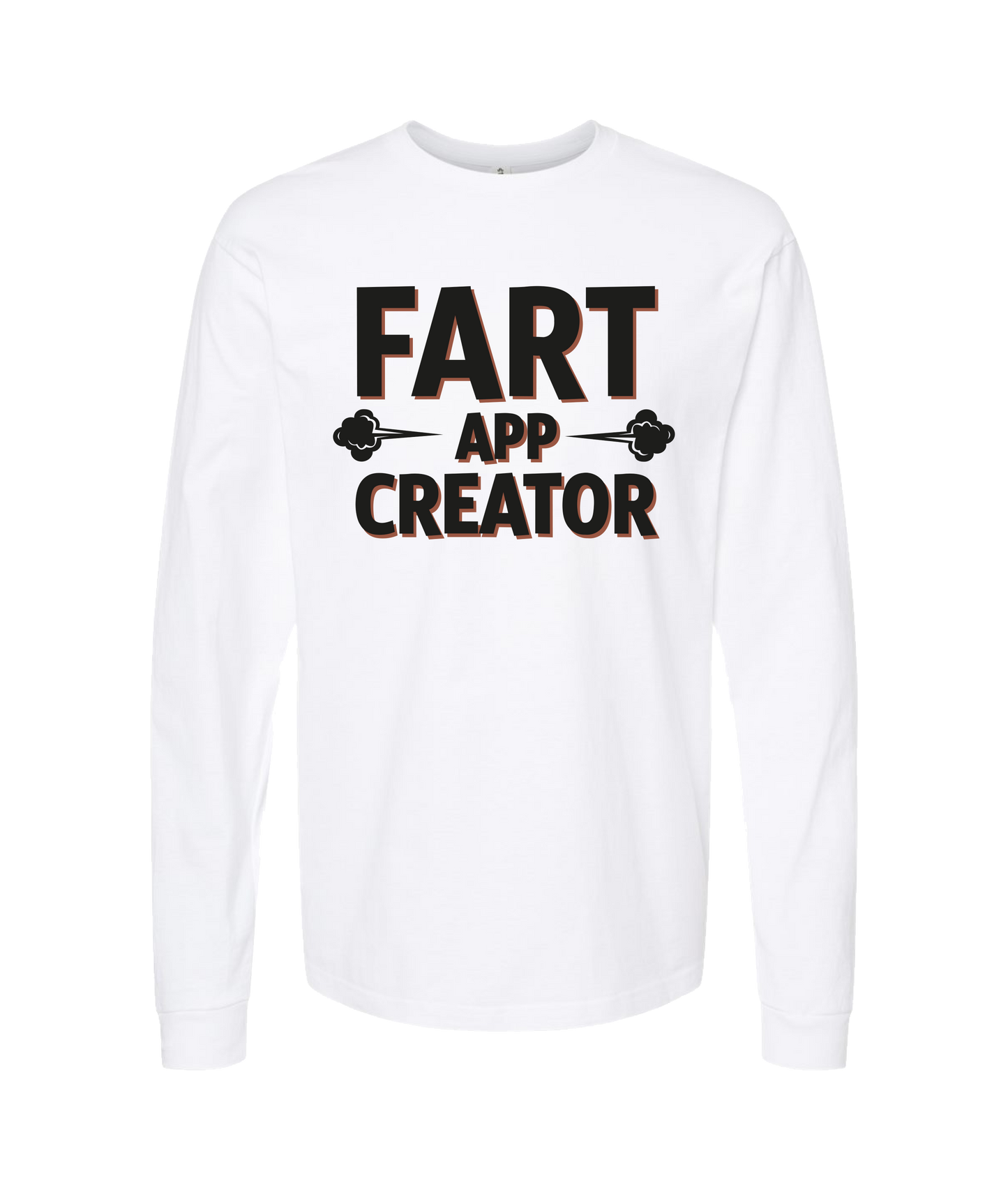 iFart - CLOUDS APP CREATOR - White Long Sleeve T