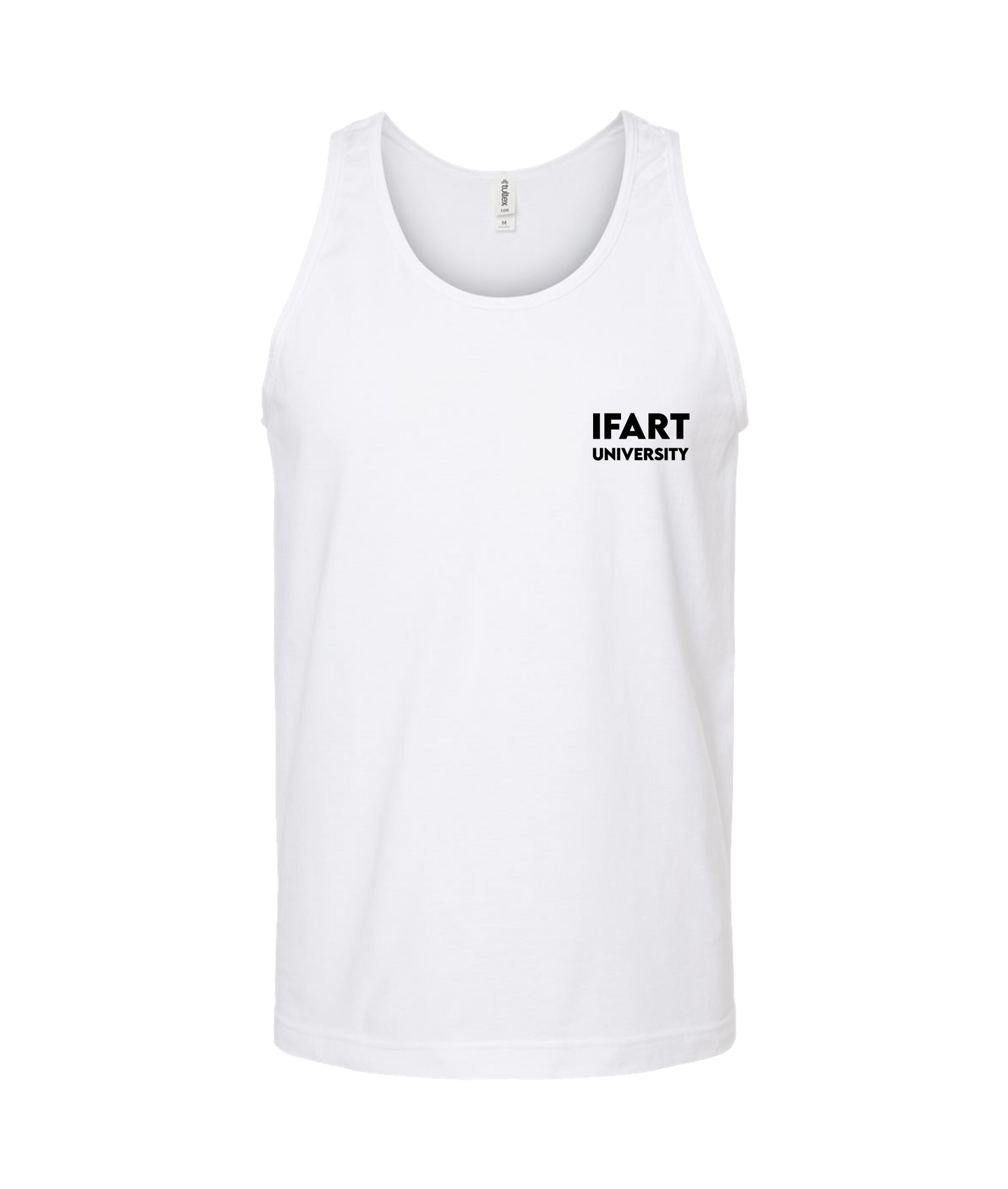 V-IFARTOP - UNIVERSITY - White Tank Top