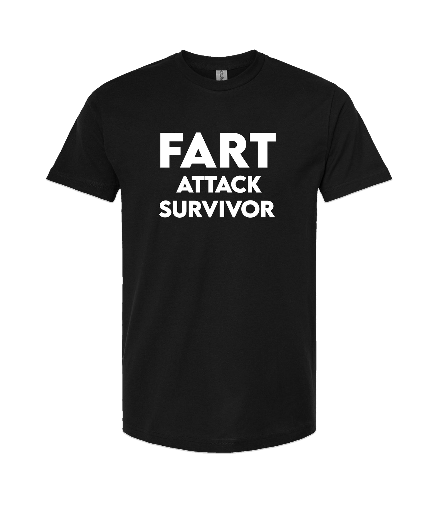 V-IFARTOP - ATTACK SURVIVOR - Black T-Shirt