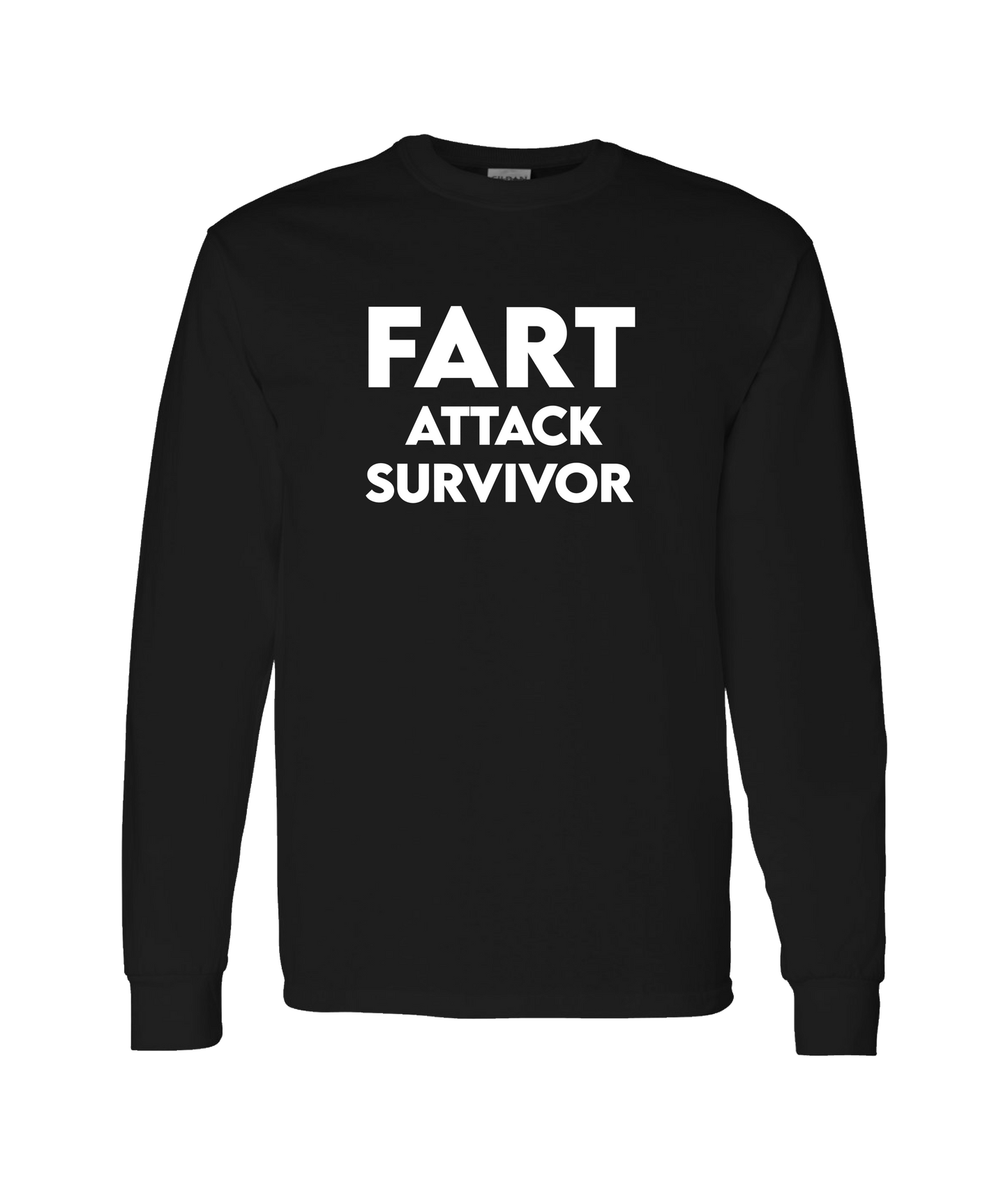 V-IFARTOP - ATTACK SURVIVOR - Black Long Sleeve T