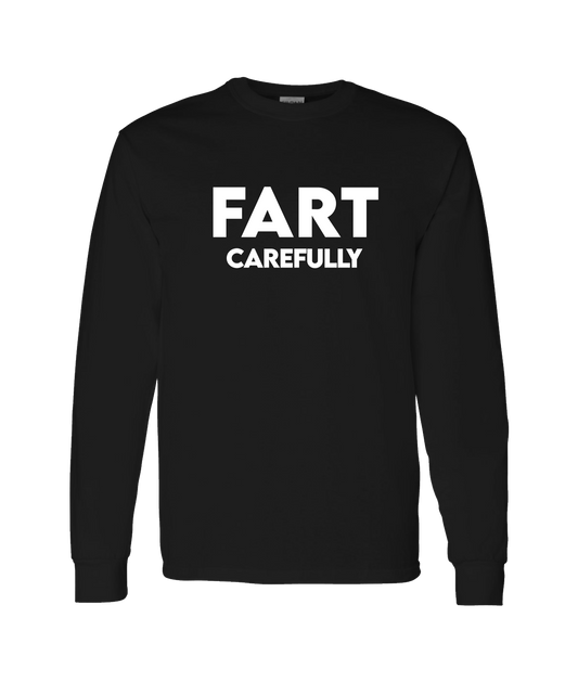 iFart - CAREFULLY - Black Long Sleeve T