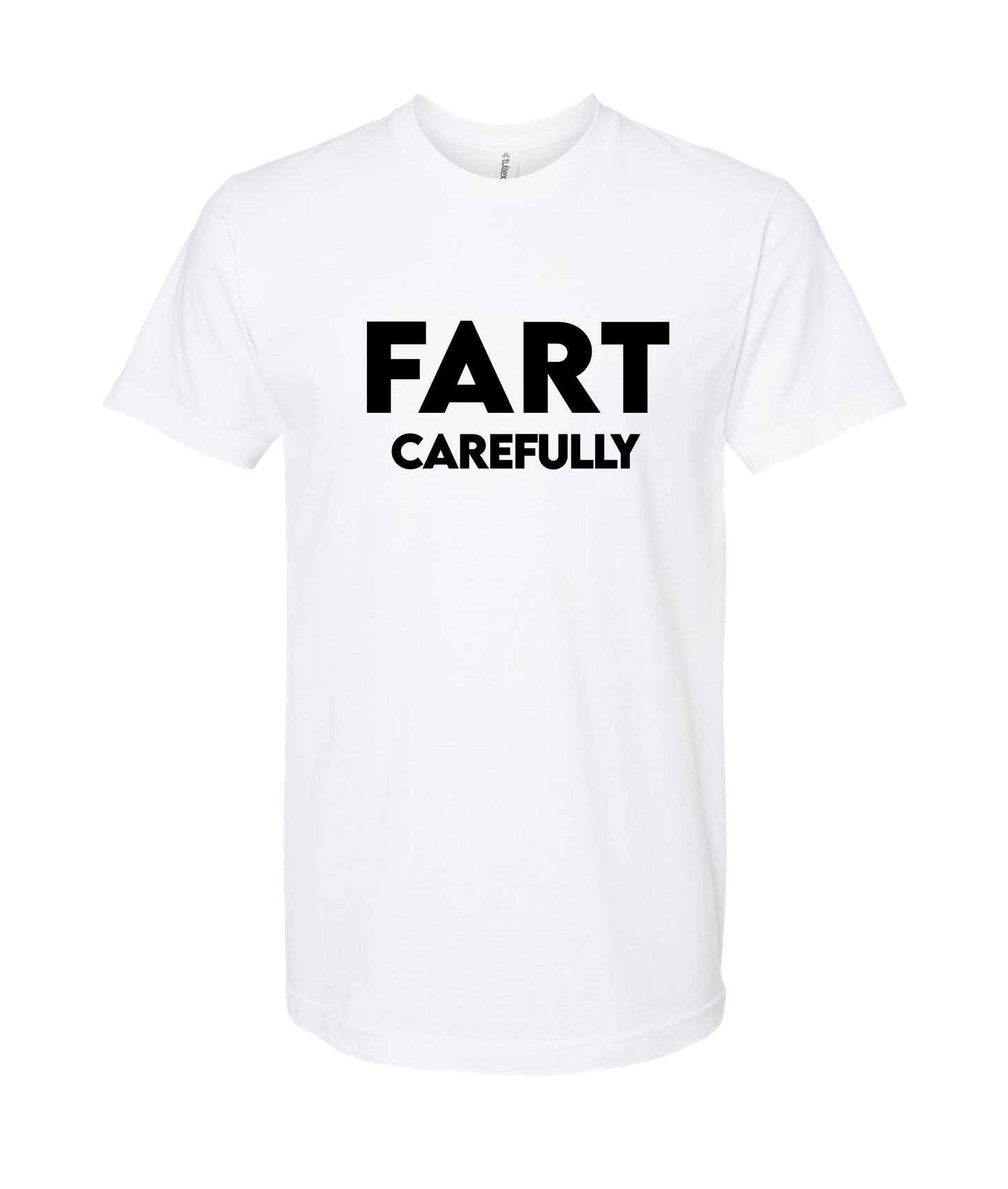 V-IFARTOP - CAREFULLY - White T-Shirt