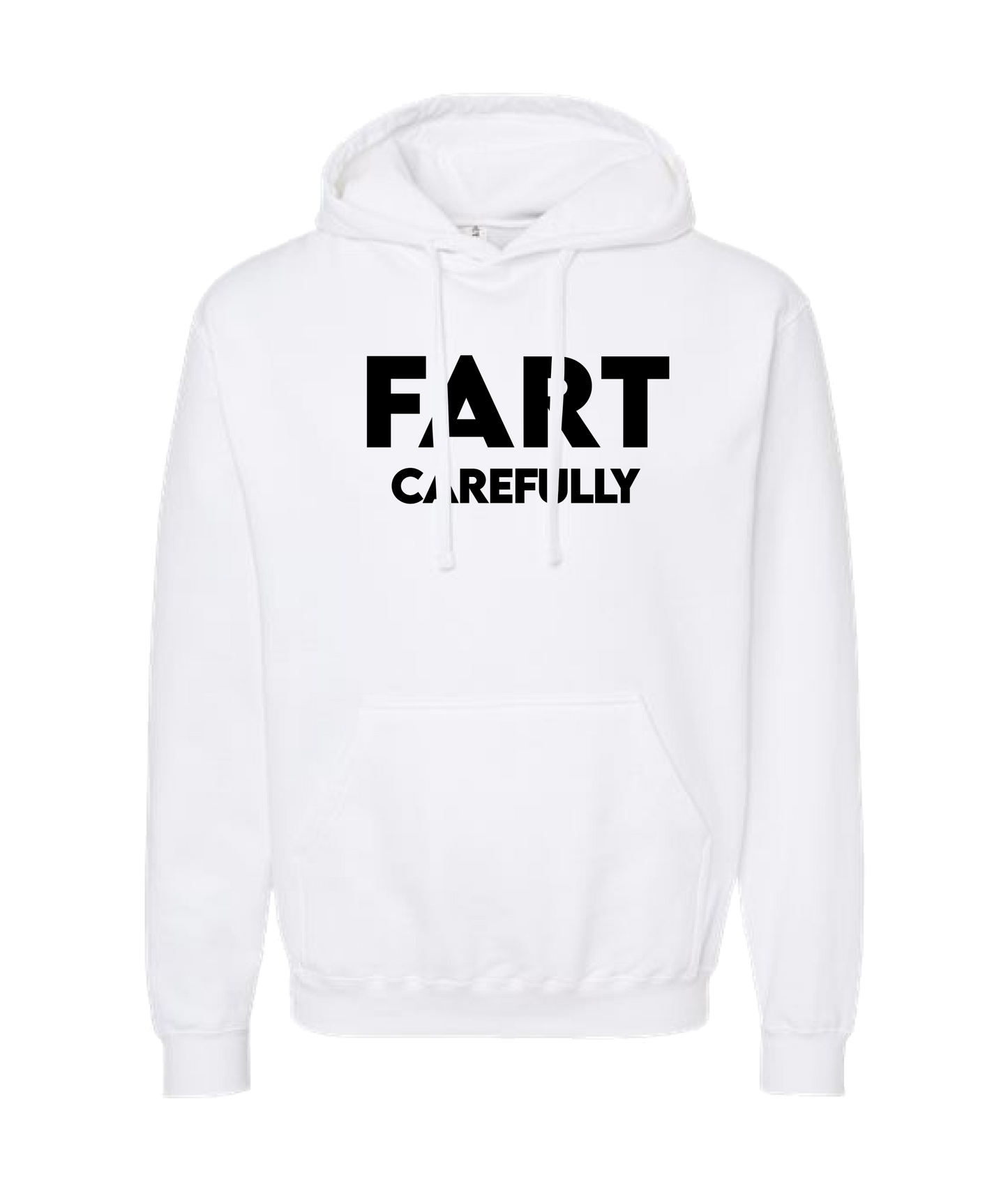 iFart - CAREFULLY - White Hoodie