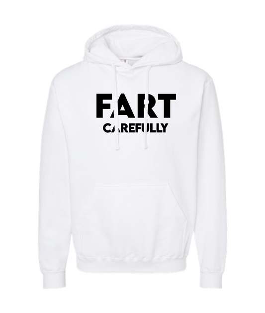 iFart - CAREFULLY - White Hoodie