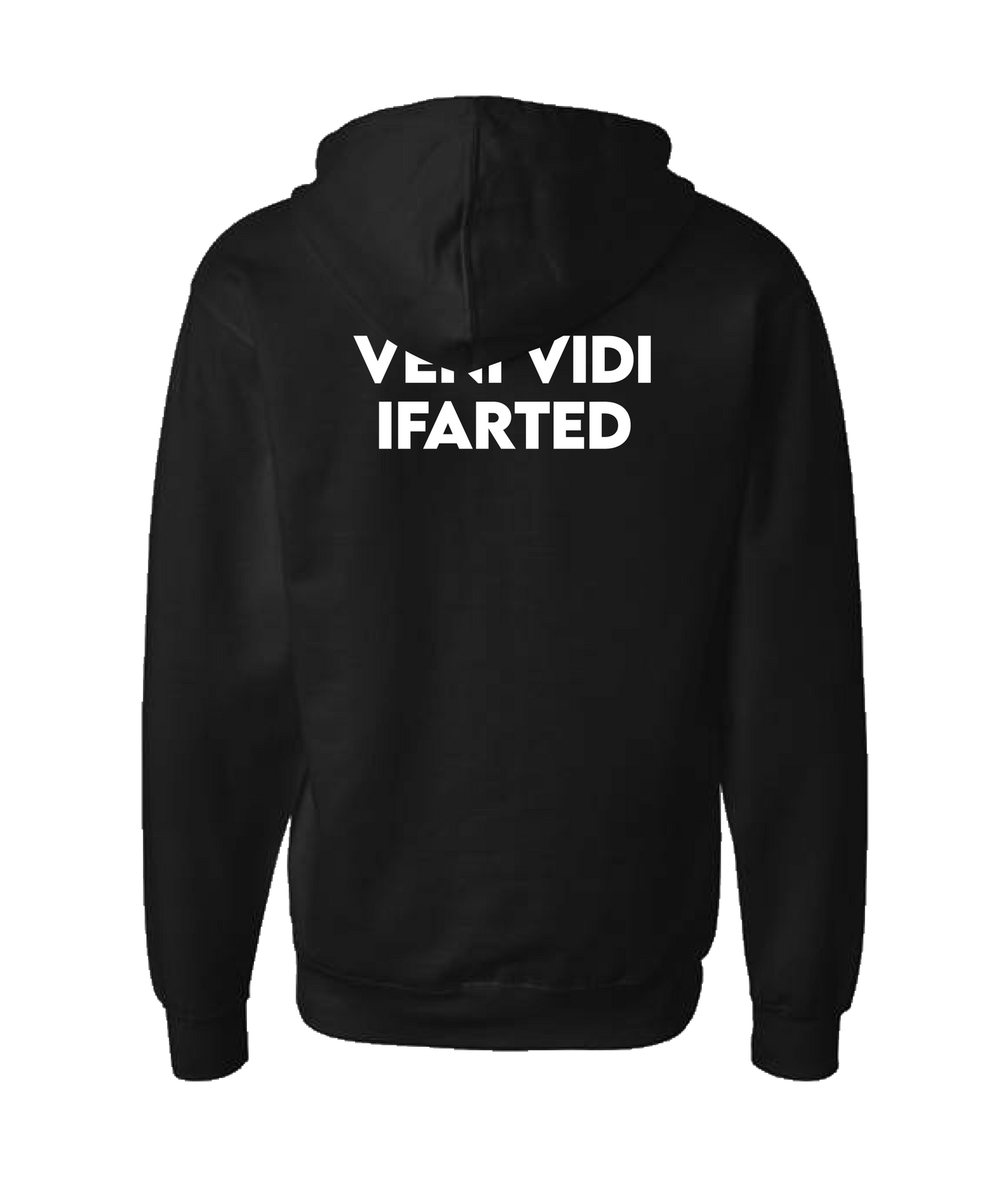 iFart - VENI VIDI - Black Zip Up Hoodie