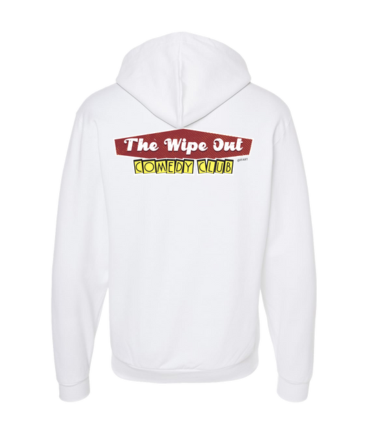 iFart - WIPE OUT - White Zip Up Hoodie