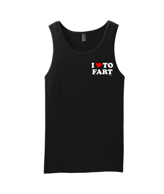 iFart - I <3 TO FART - Black Tank Top