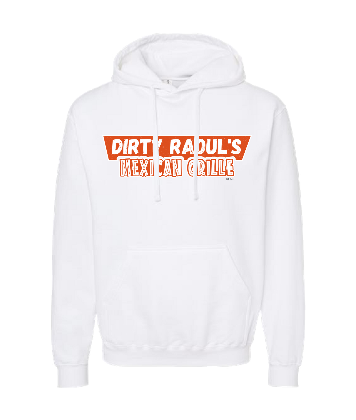 V-IFARTOP - DIRTY RAOUL'S - White Hoodie