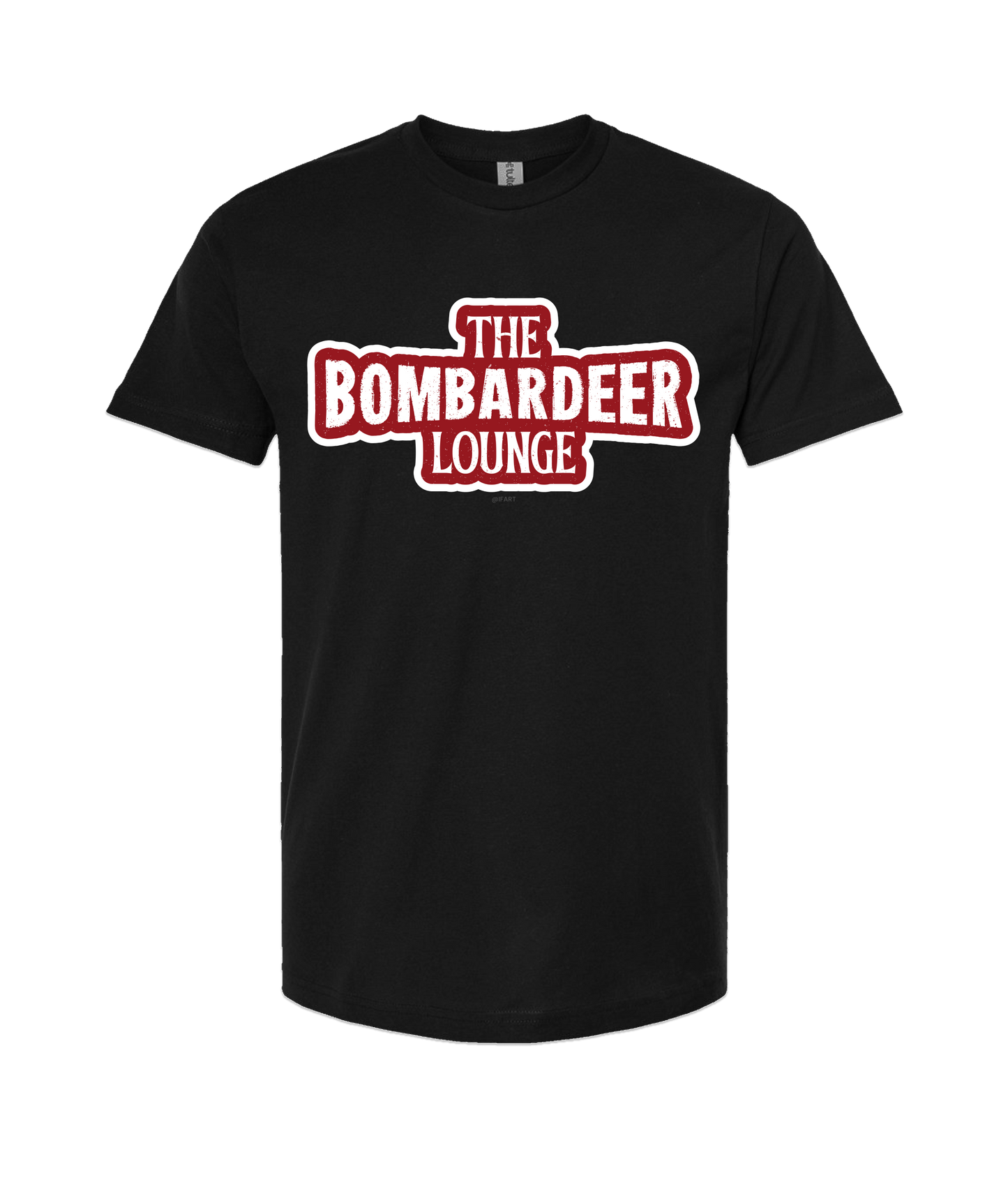 V-IFARTOP - BOMBARDEER LOUNGE - Black T-Shirt