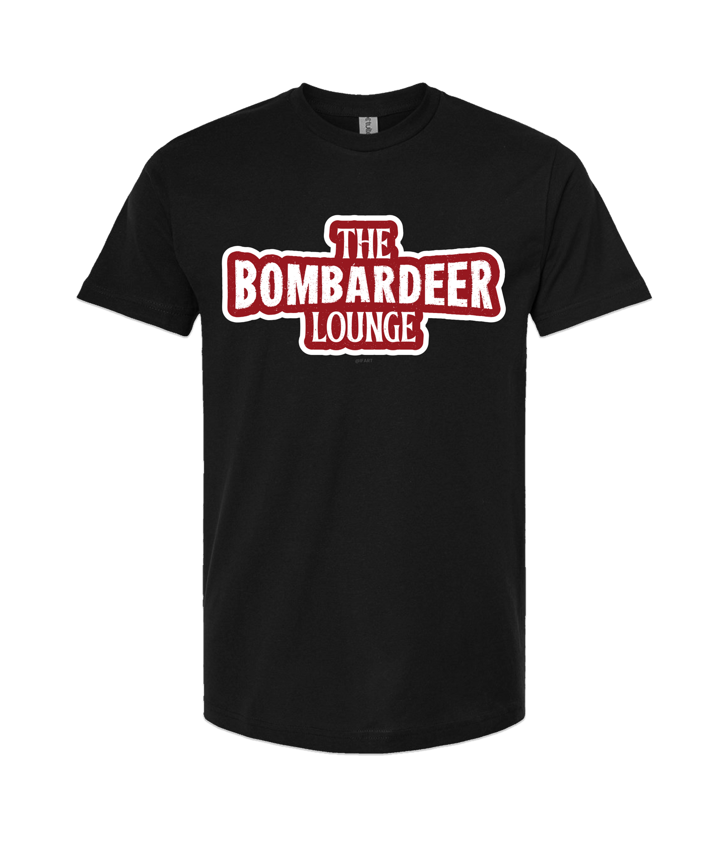 iFart - BOMBARDEER LOUNGE - Black T-Shirt