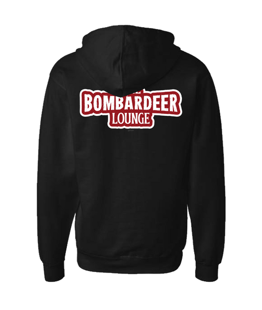 iFart - BOMBARDEER LOUNGE - Black Zip Up Hoodie