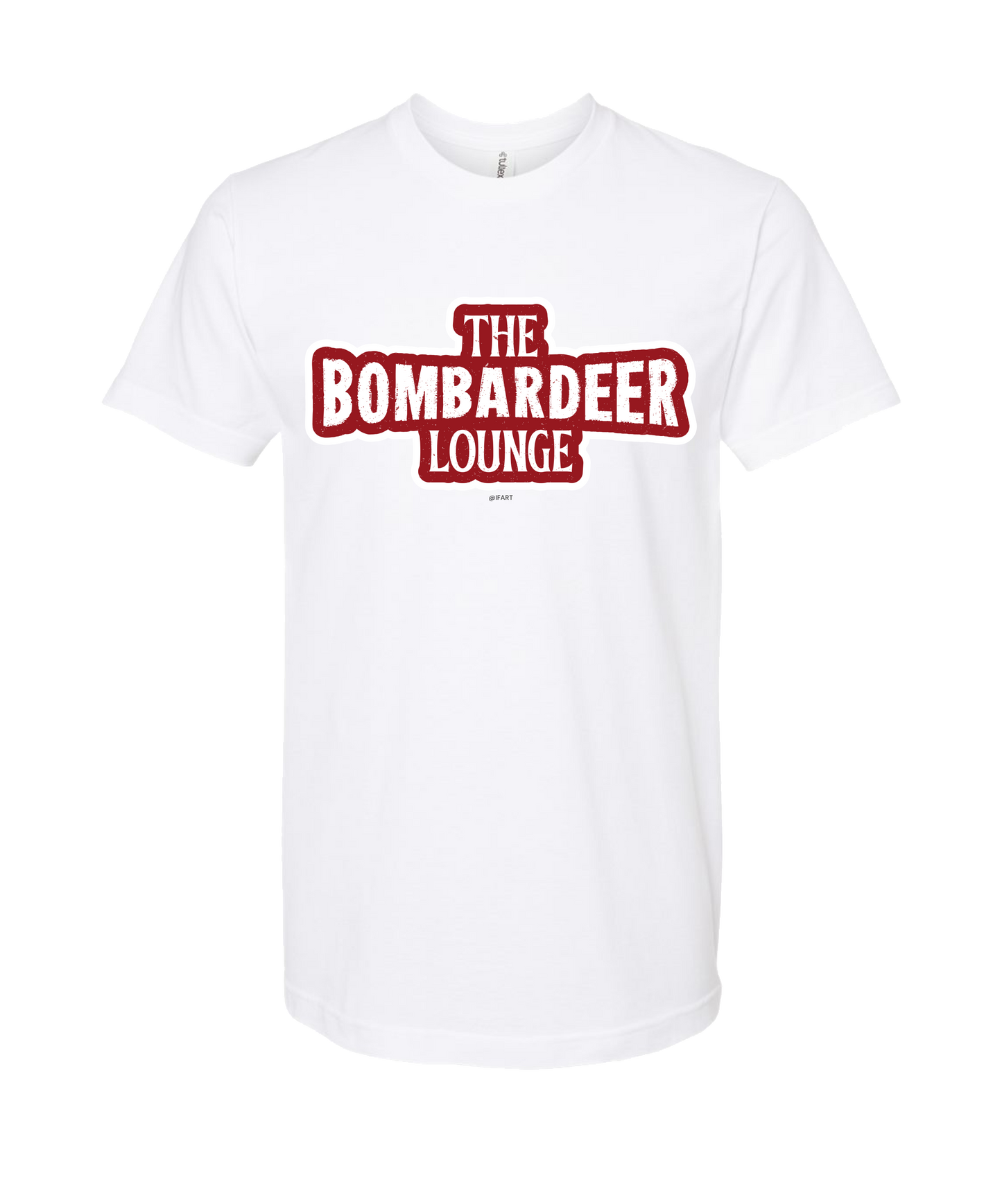 iFart - BOMBARDEER LOUNGE - White T-Shirt