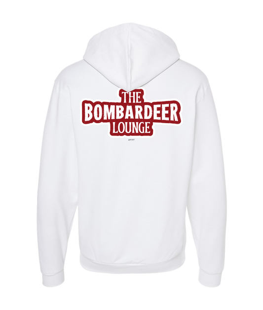 iFart - BOMBARDEER LOUNGE - White Zip Up Hoodie