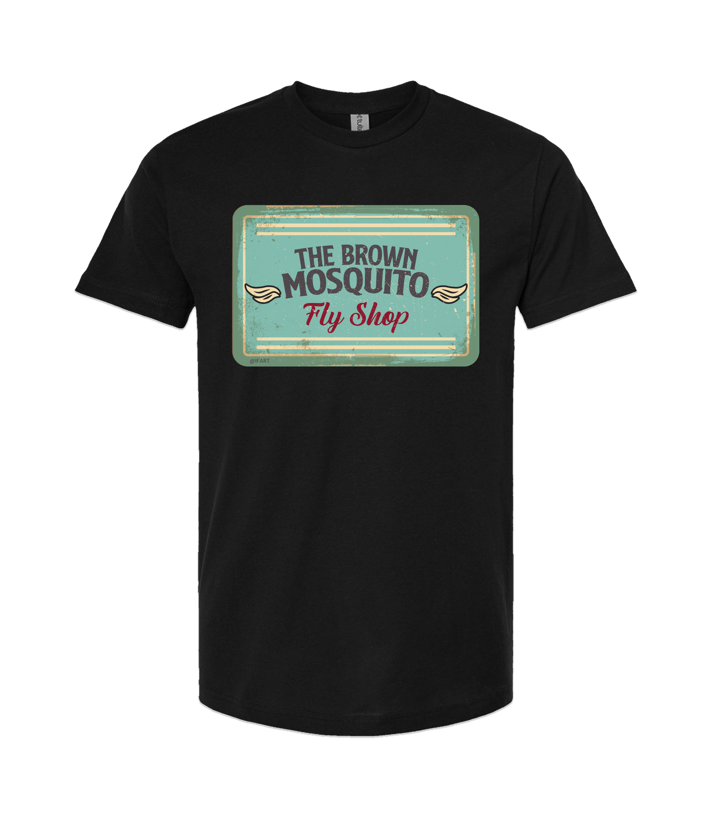 iFart - BROWN MOSQUITO - Black T-Shirt