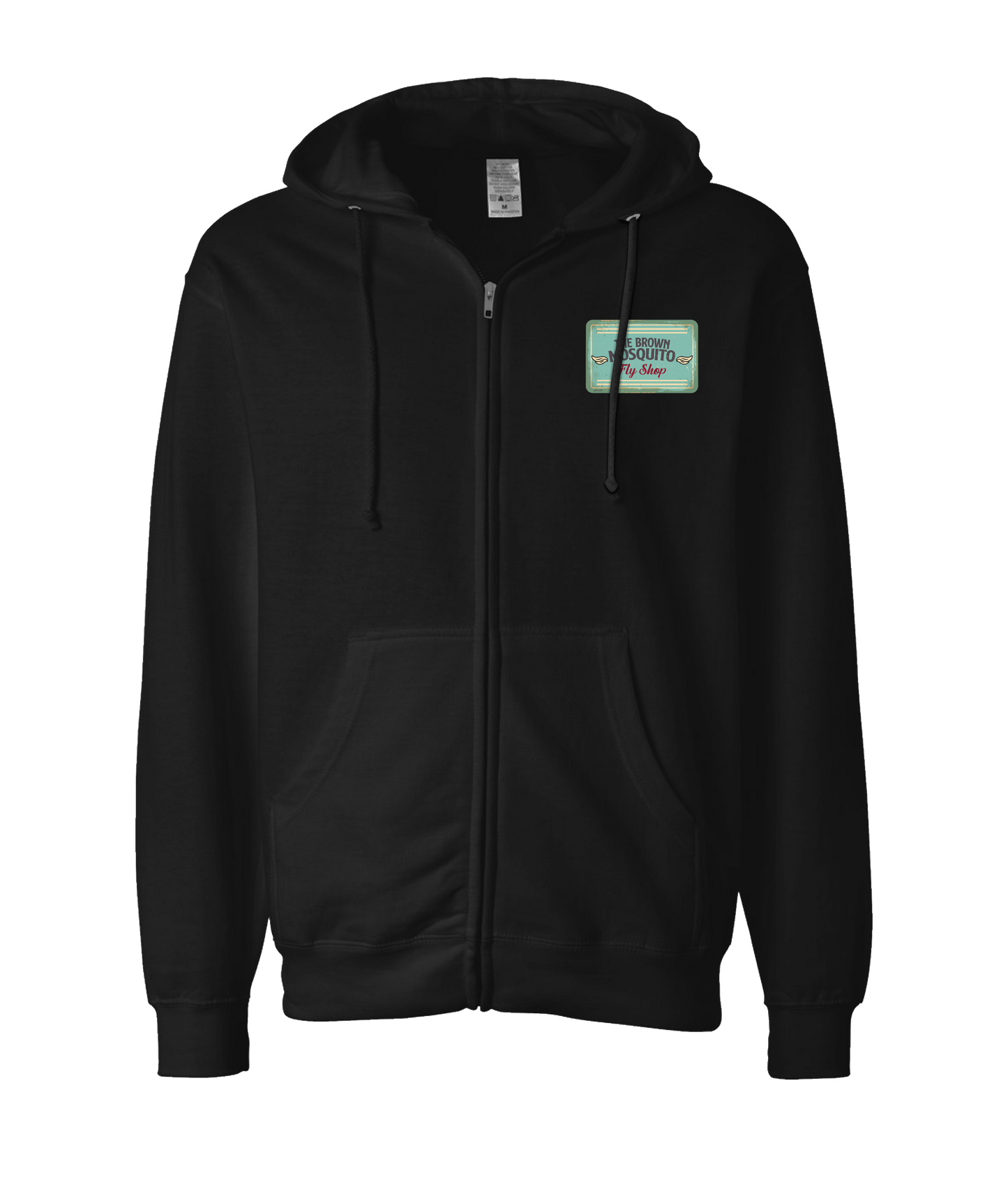iFart - BROWN MOSQUITO - Black Zip Up Hoodie