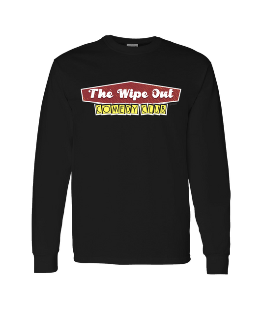 iFart - WIPE OUT - Black Long Sleeve T