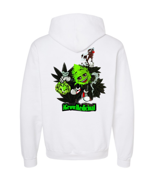 V-IGMMTOP - iGrowMedicinal1 - White Hoodie
