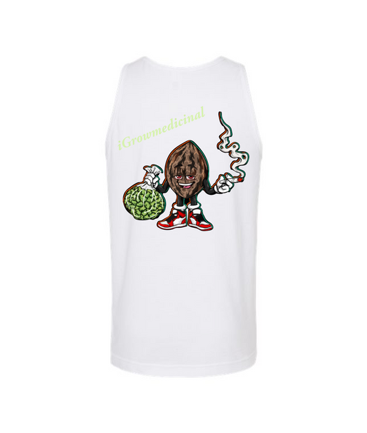 V-IGMMTOP - iGrowMedicinal2 - White Tank Top
