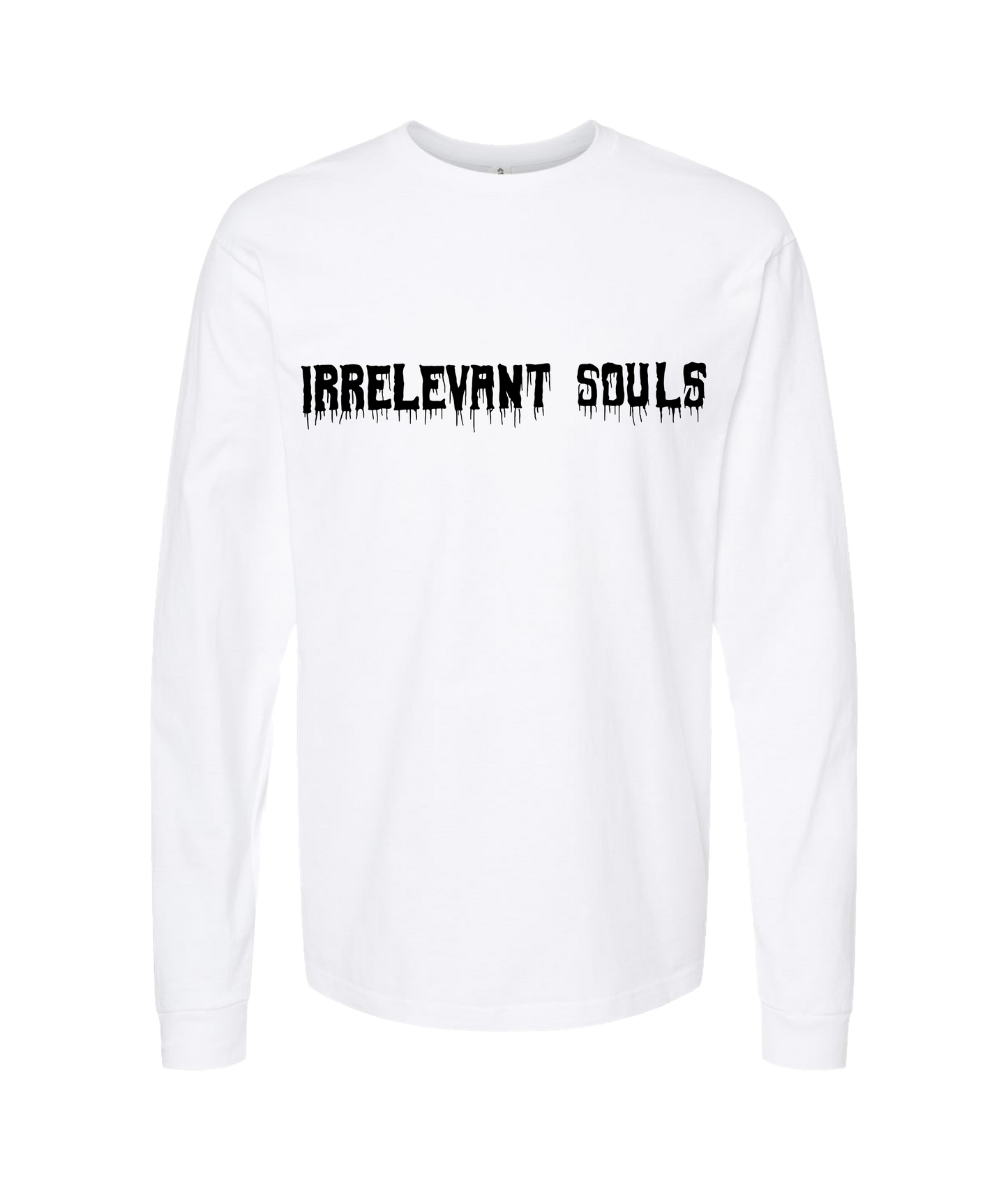 Irrelevant Souls - LOGO 1 - White Long Sleeve T