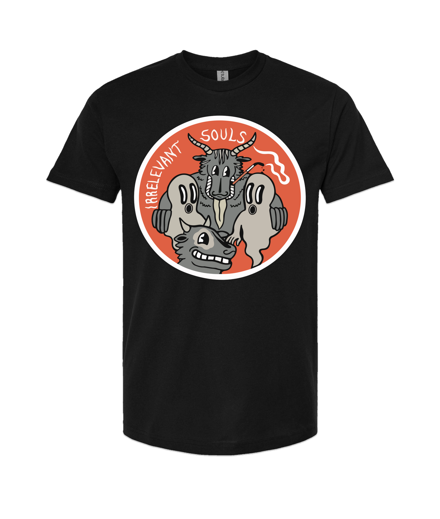 V-IRSTOP - LOGO 2 - Black T Shirt