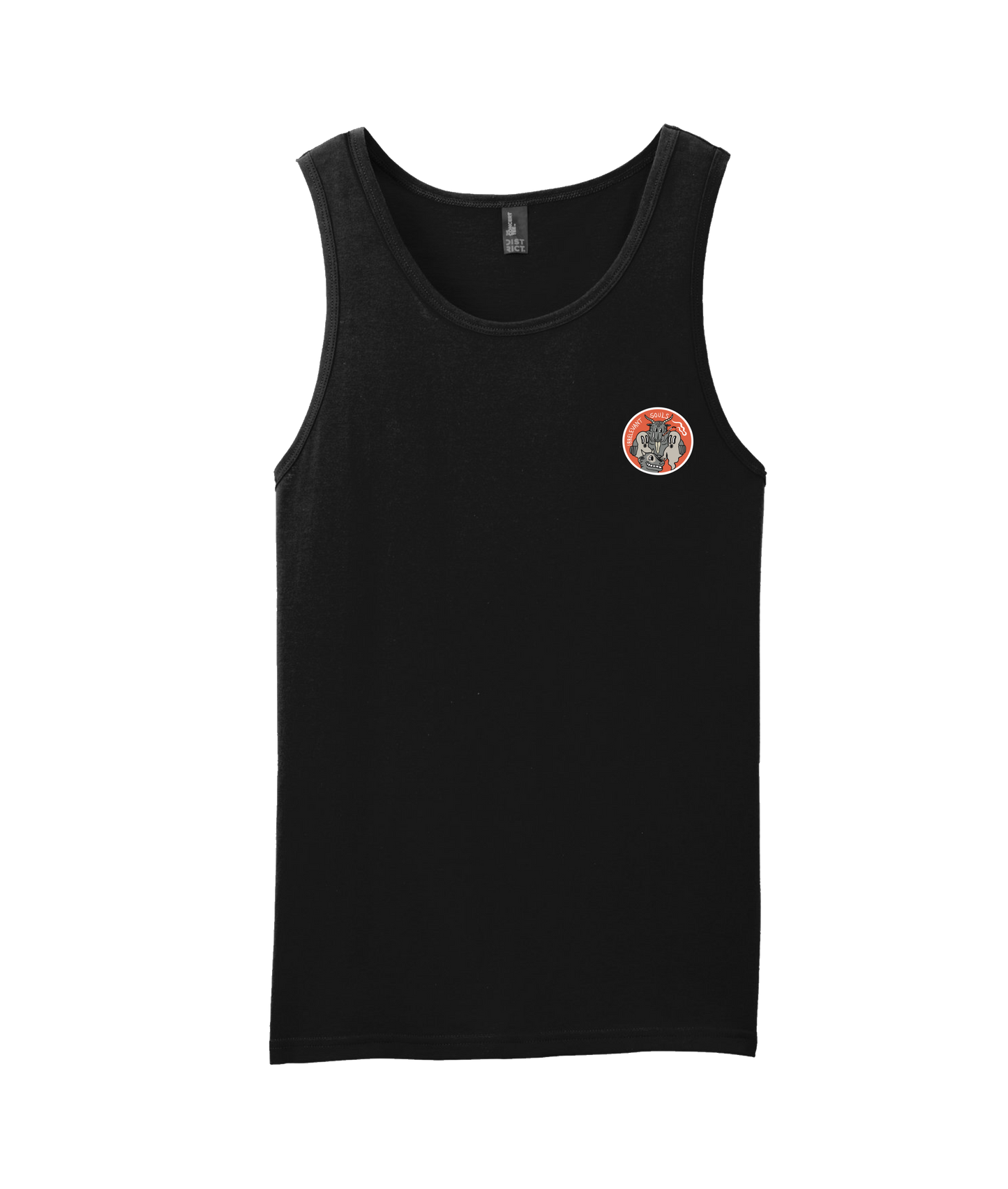Irrelevant Souls - LOGO 2 - Black Tank Top