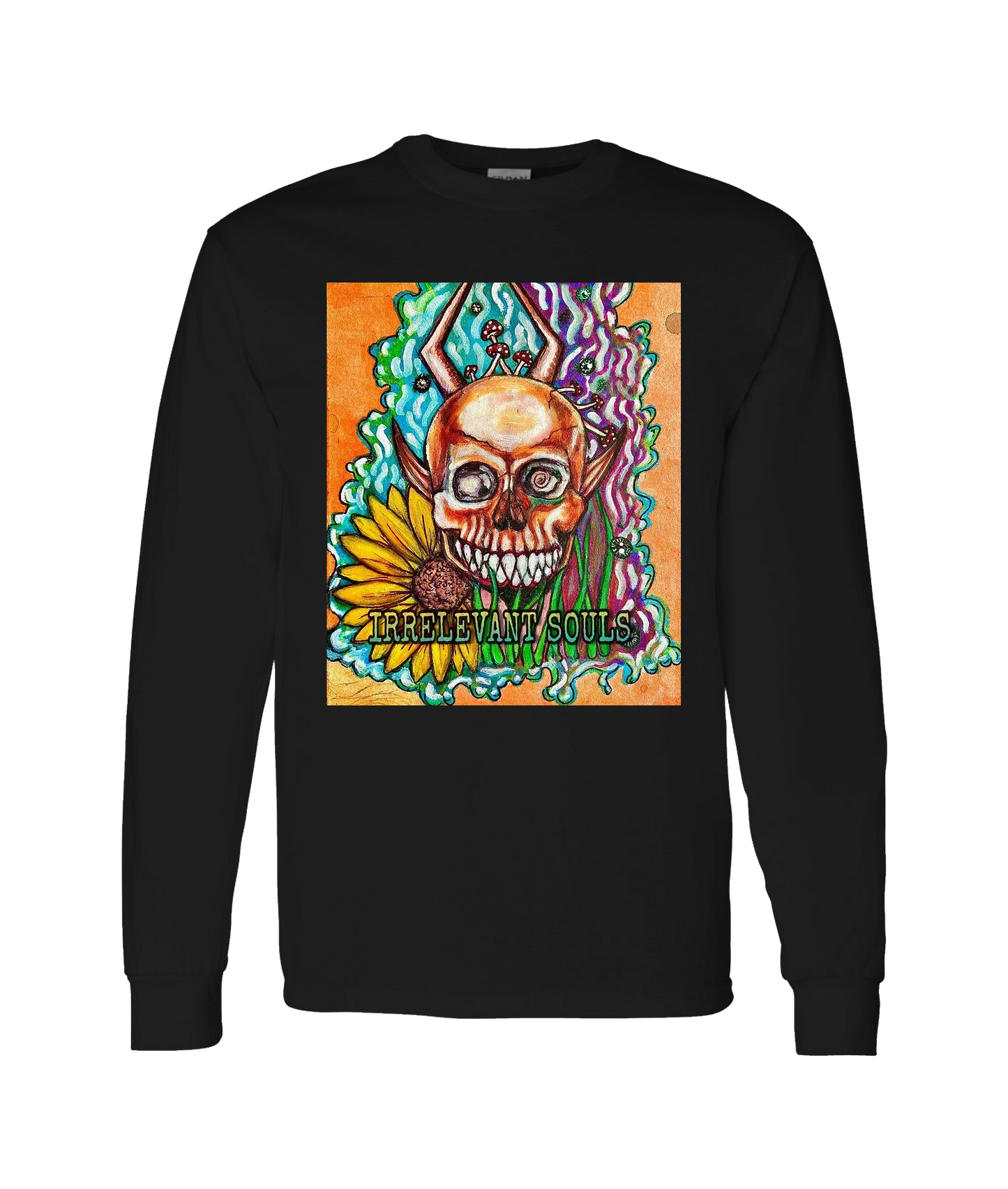 V-IRSTOP - LOGO 3 - Black Long Sleeve T