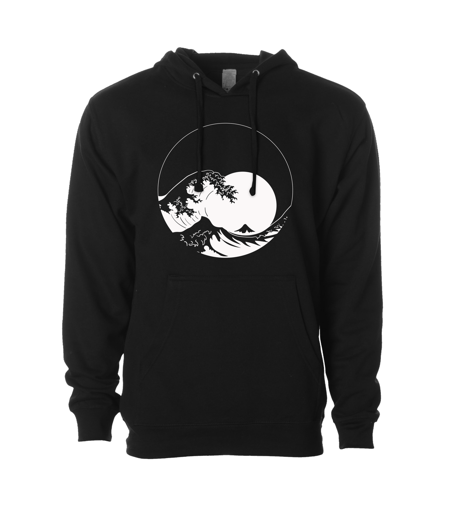 IMPACTEES STREETWEAR - The Great Wave off Kanagawa - Black Hoodie