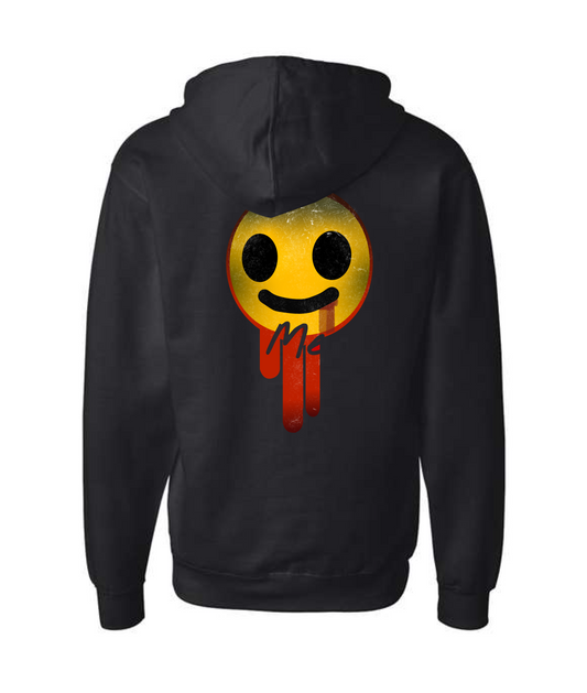 V-IGZMTOP - DRIZZLE - Black Zip Up Hoodie