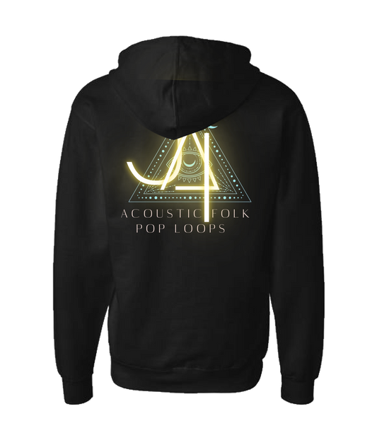 Johnny And I - j & i - Black Zip Up Hoodie