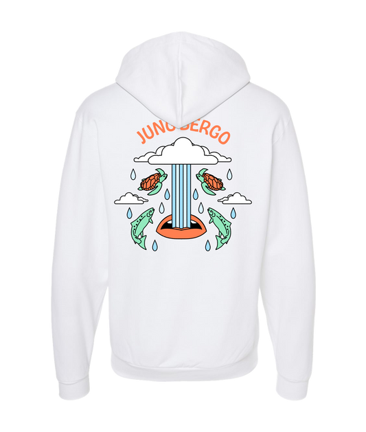 Jung Bergo - Swallowing A Raincloud - White Zip Up Hoodie