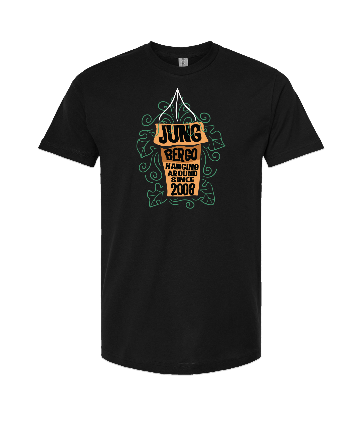 Jung Bergo - Hanging Around Since 2008 - Black T Shirt