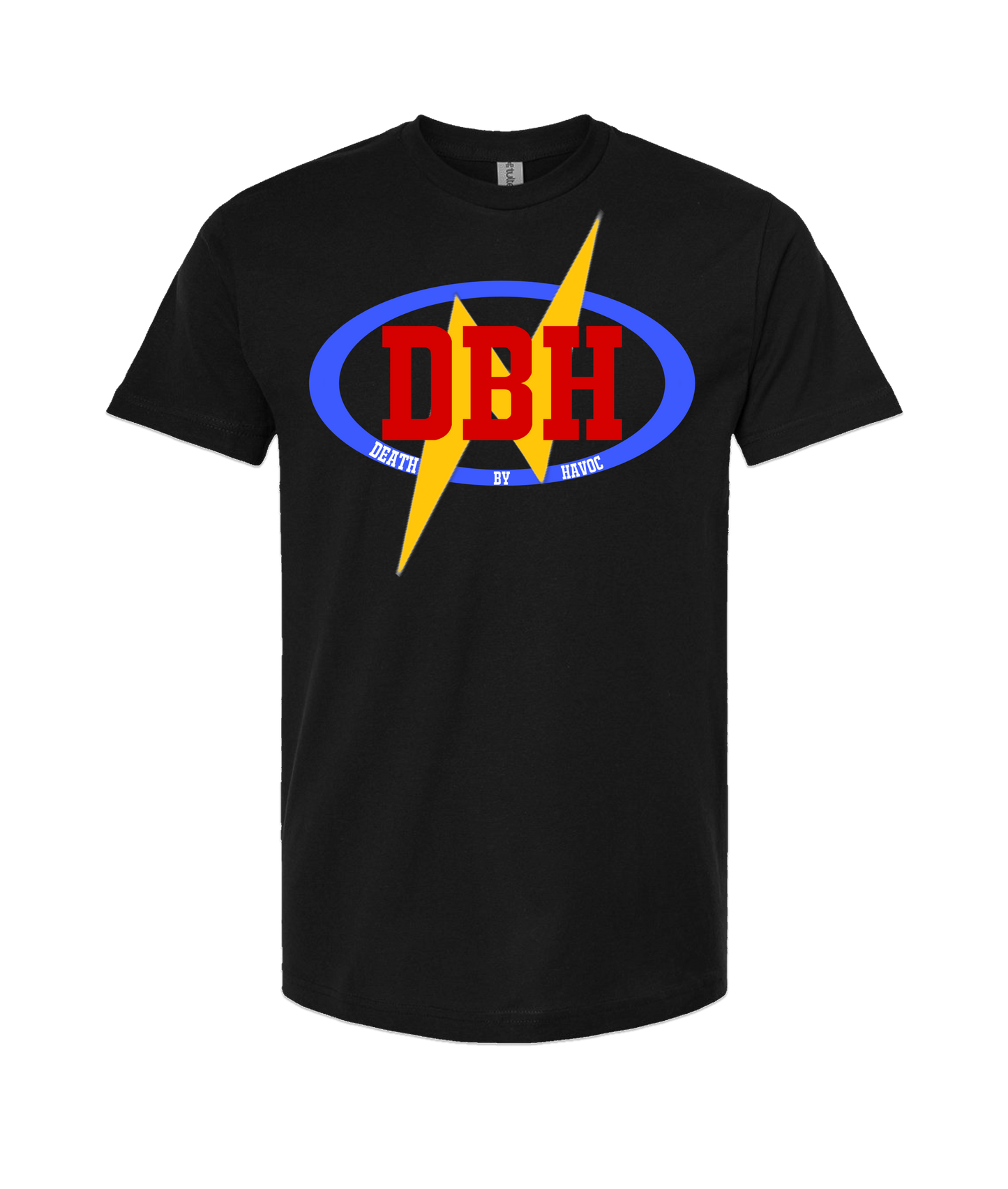 V-JBHMSTOP - JB HAVOC FMW TRIBUTE LOGO - Black T-Shirt