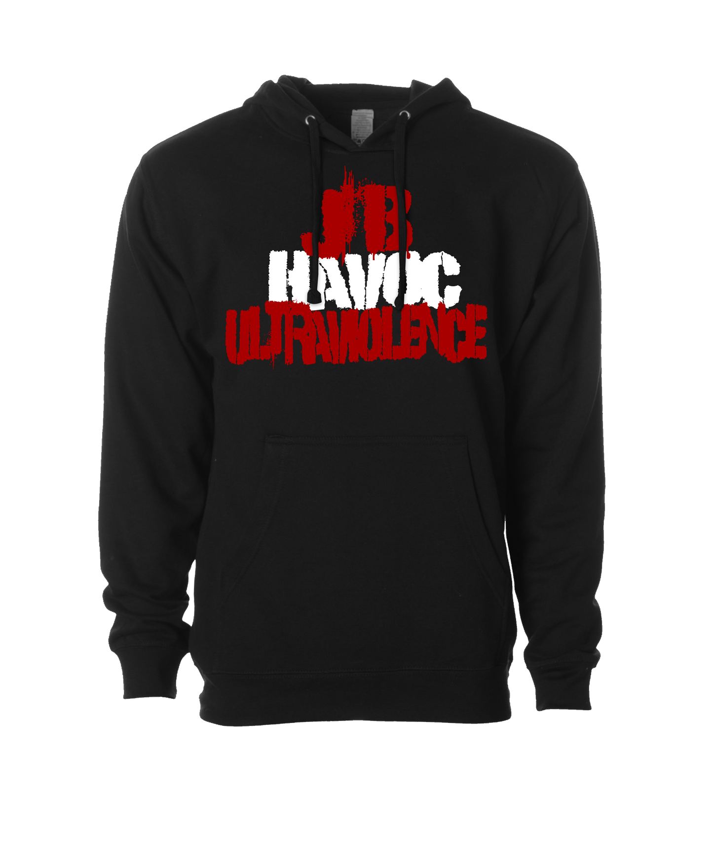 JB Havoc Merch Store - JB HAVOC ULTRAVIOLENCE - Black Hoodie