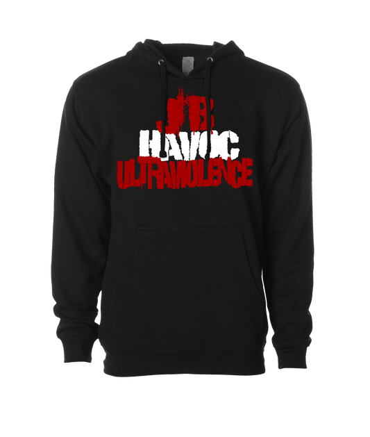 JB Havoc Merch Store - JB HAVOC ULTRAVIOLENCE - Black Hoodie