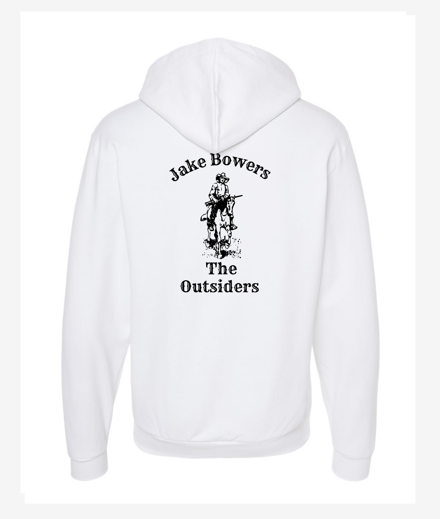 Jake Bowers Swag - The Outsiders - White Zip Hoodie