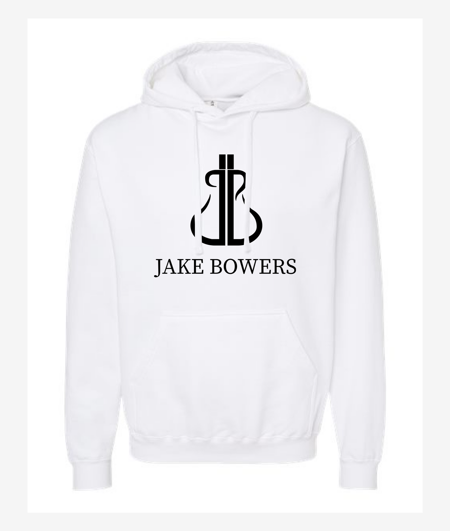 Jake Bowers Swag - Logo - White Hoodie