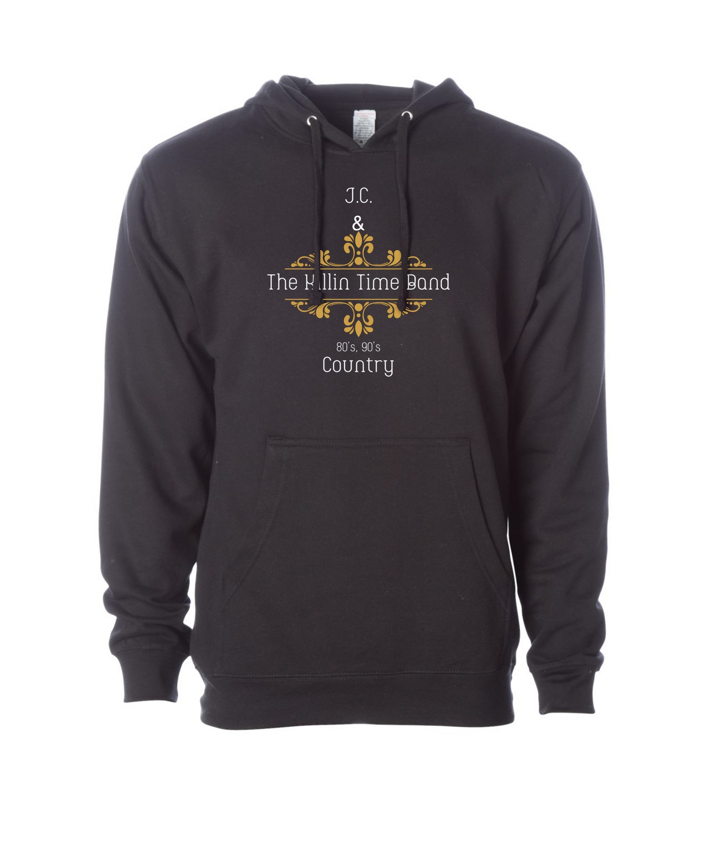 JC & The Killin Time Band - Gold Logo - Black Hoodie
