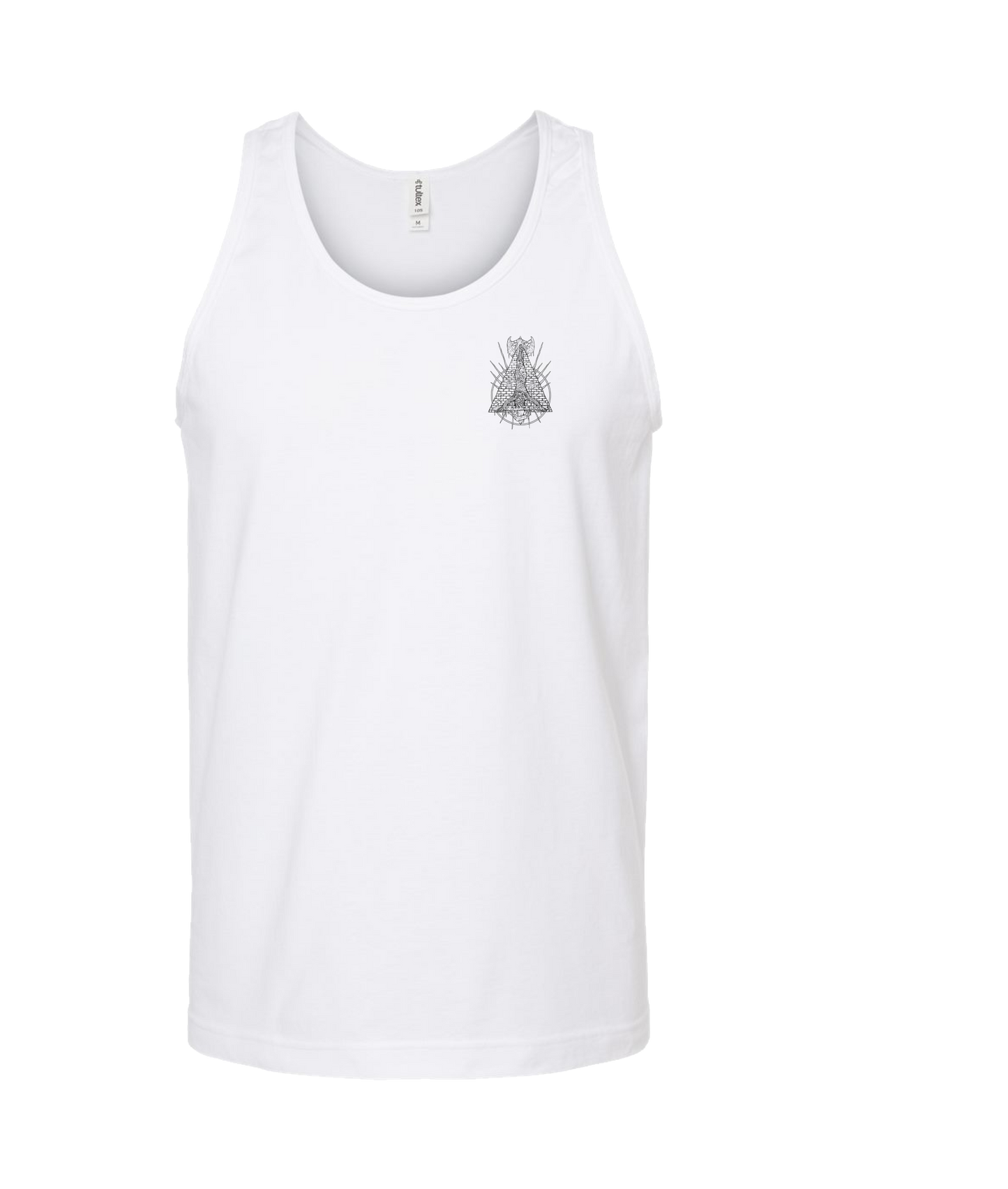 James Davis McAllister - ID RATHER DIE - White Tank Top