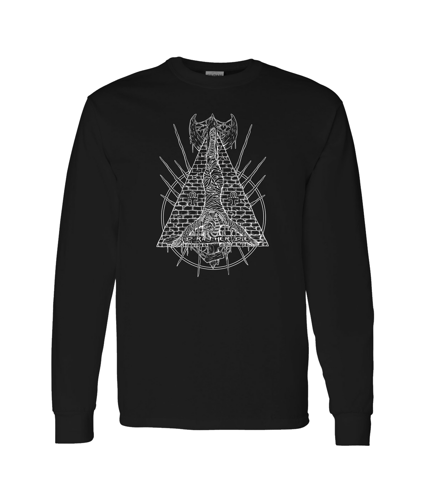 James Davis McAllister - ID RATHER DIE - Black Long Sleeve T