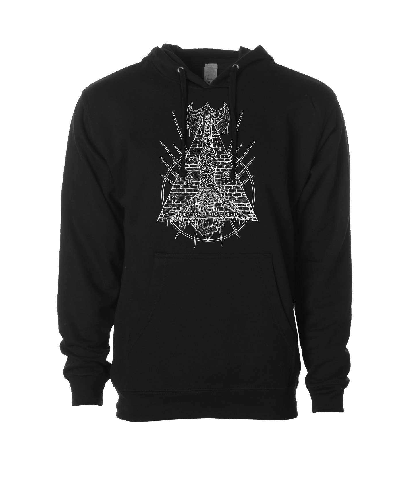 James Davis McAllister - ID RATHER DIE - Black Hoodie