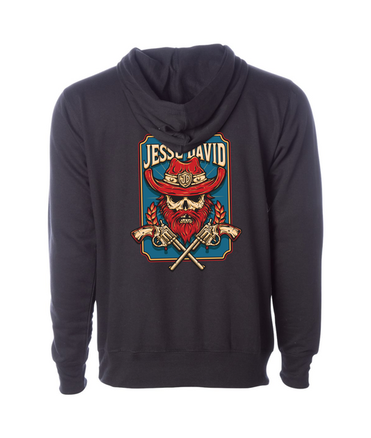 Jesse David - Skull - Black Hoodie
