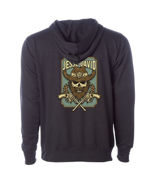 Jesse David - Skull II - Black Hoodie