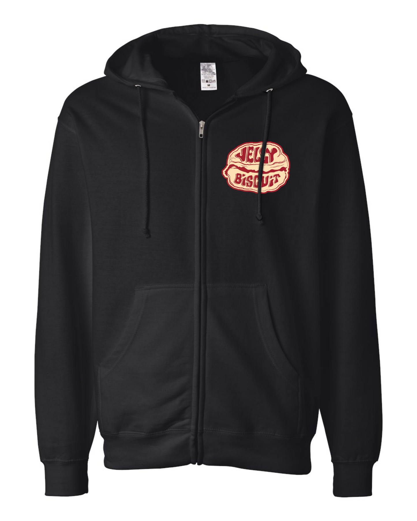 Jelly Biscuit - Logo - Black Zip Hoodie
