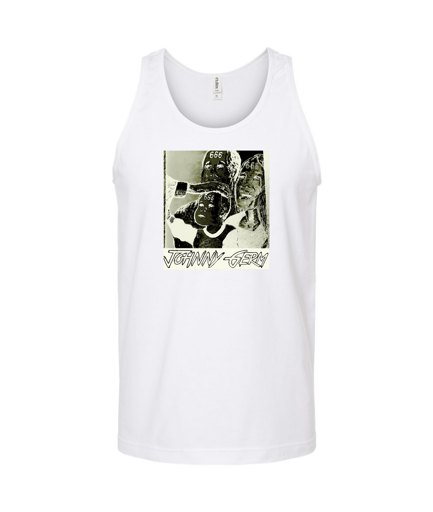 Johnny Germ - 666 - White Tank Top