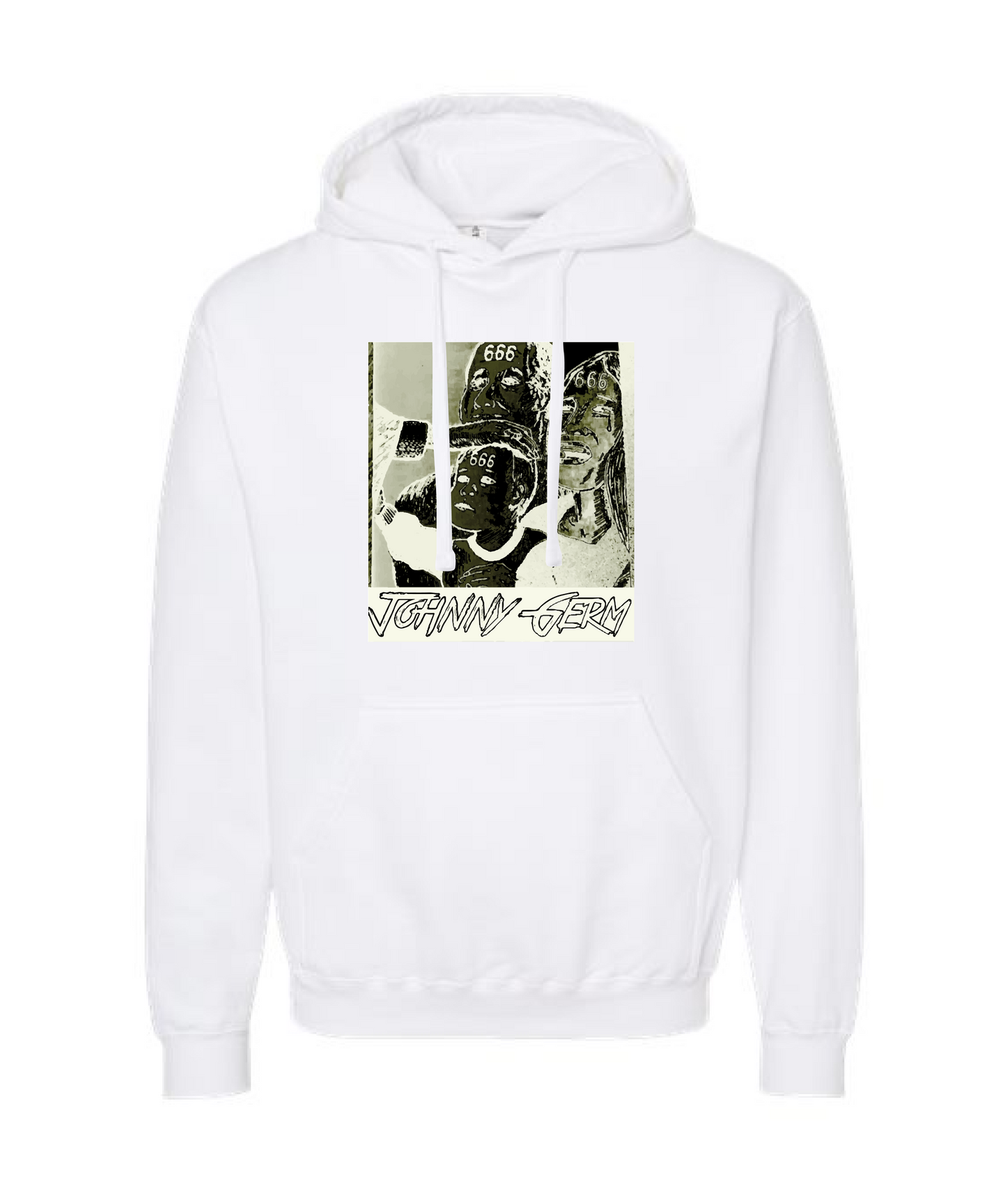 Johnny Germ - 666 - White Hoodie