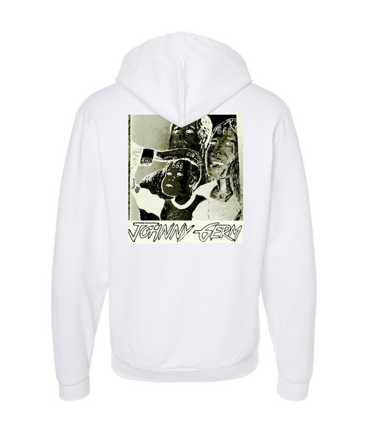 Johnny Germ - 666 - White Zip Hoodie