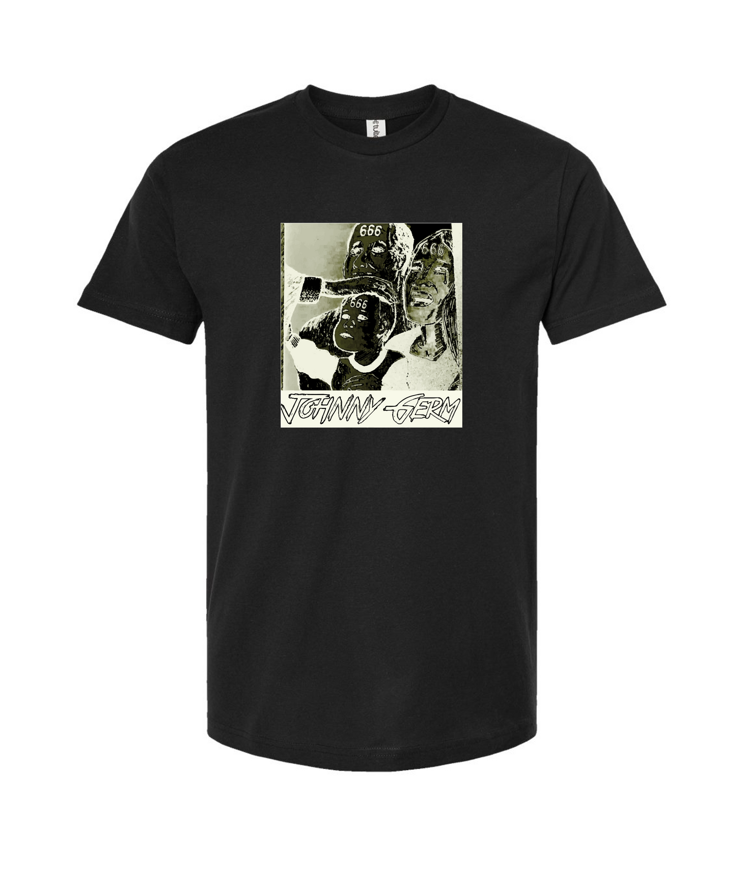 Johnny Germ - 666 - Black T-Shirt