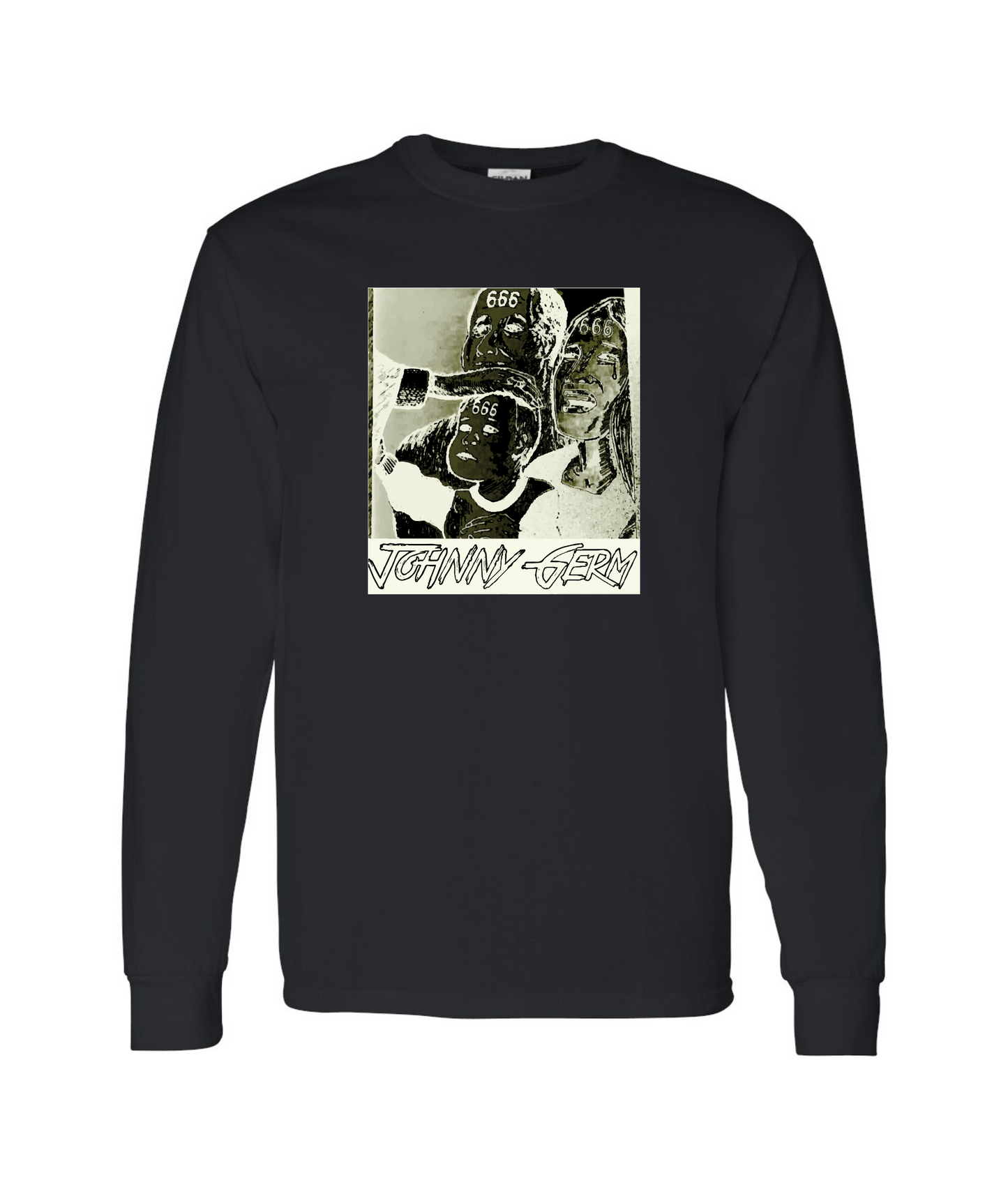 Johnny Germ - 666 - Black Long Sleeve T