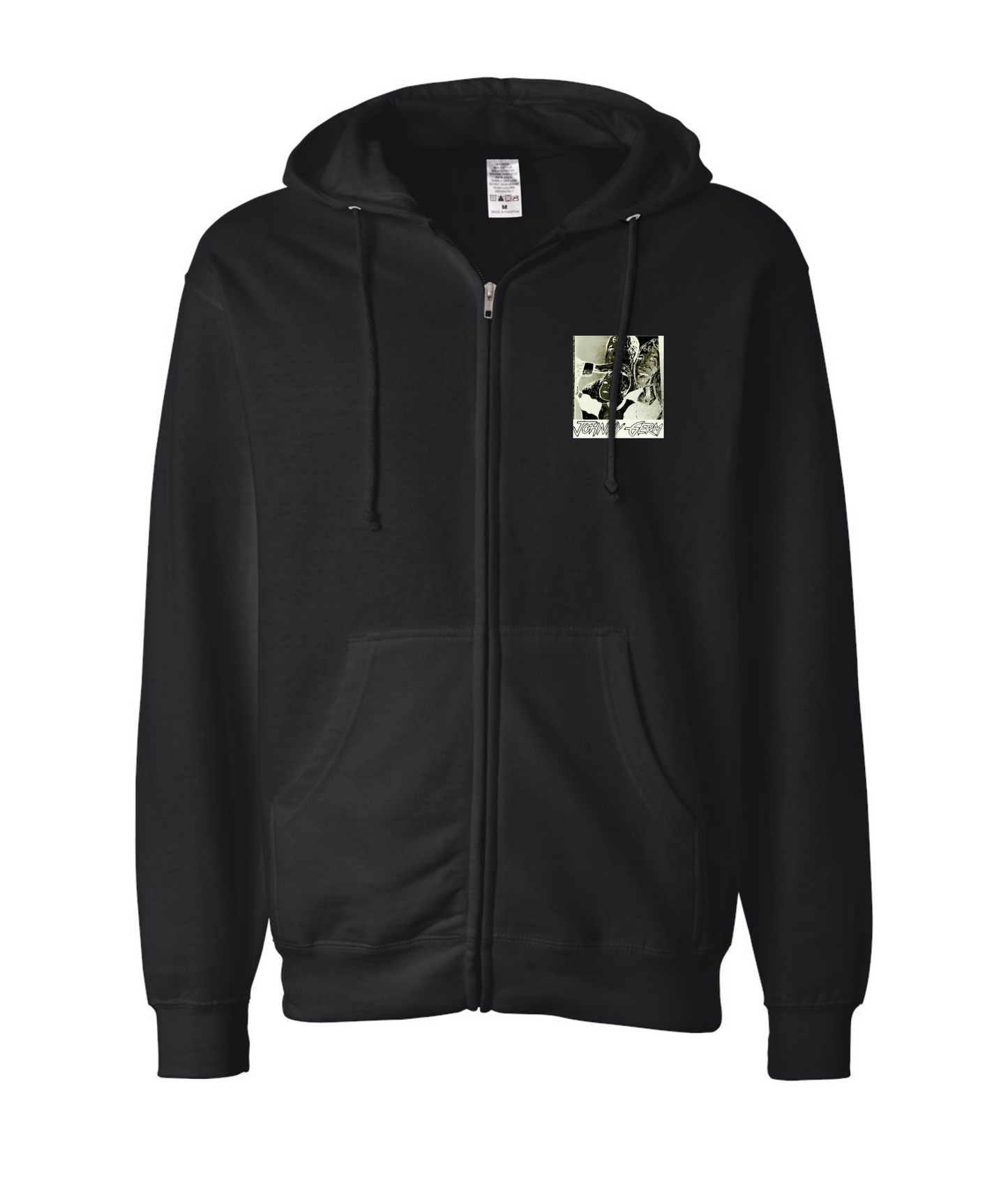Johnny Germ - 666 - Black Zip Hoodie