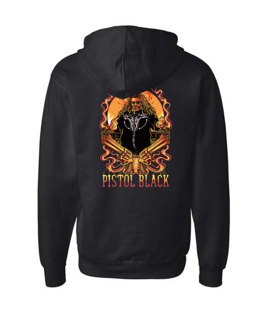Pistol Black - Black Zip Hoodie